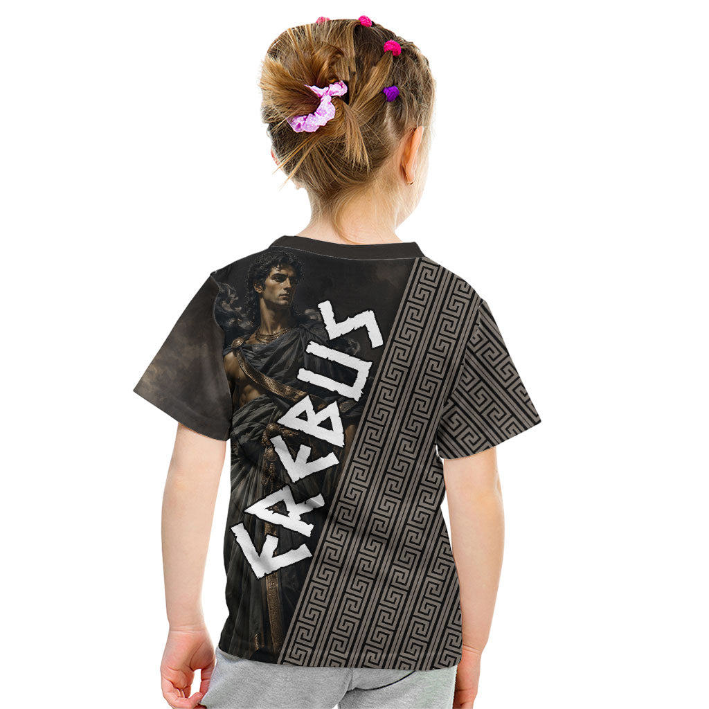 Erebus Greek Mythology Kid T Shirt Ancient Greek God Of Darkness Fantasy Art
