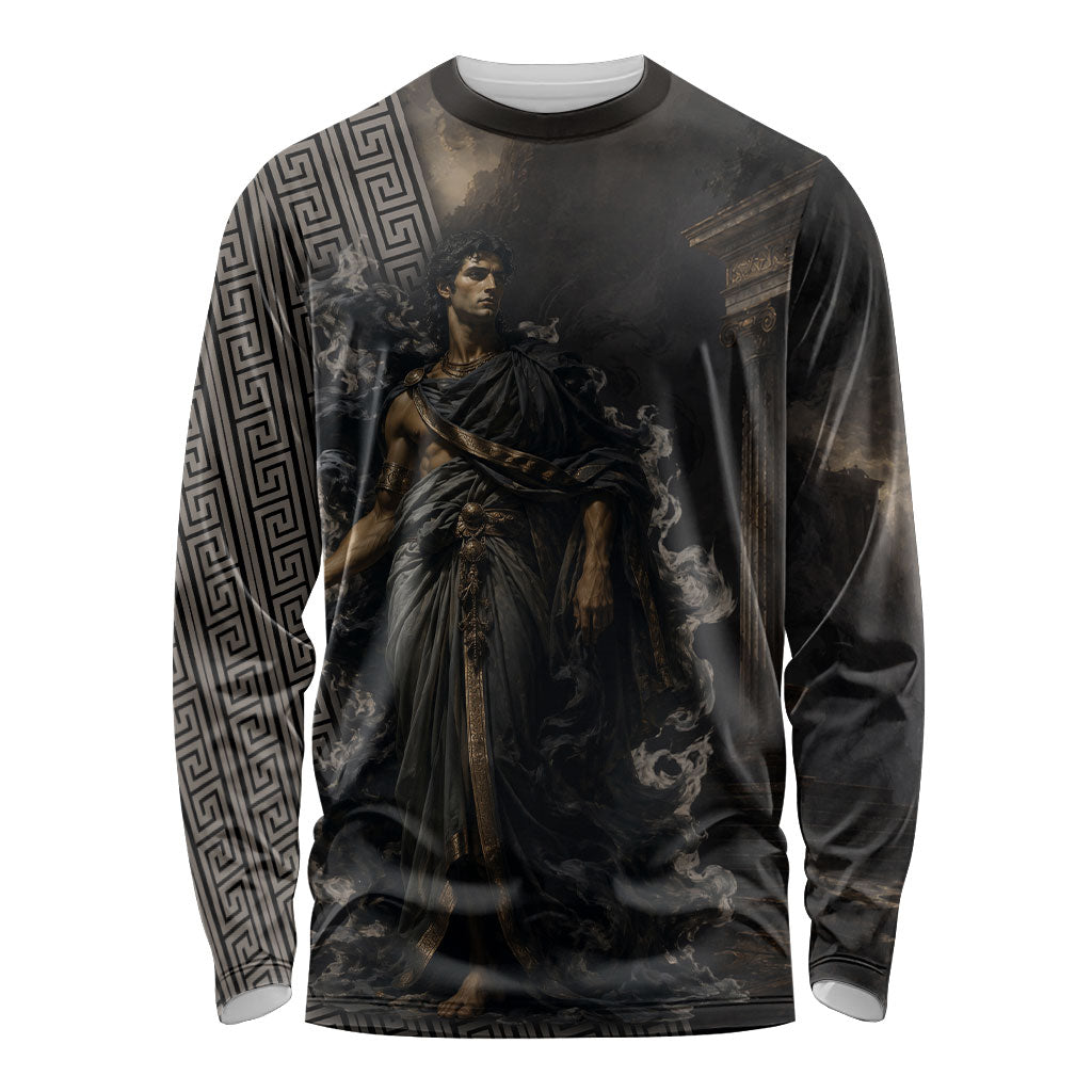 Erebus Greek Mythology Long Sleeve Shirt Ancient Greek God Of Darkness Fantasy Art