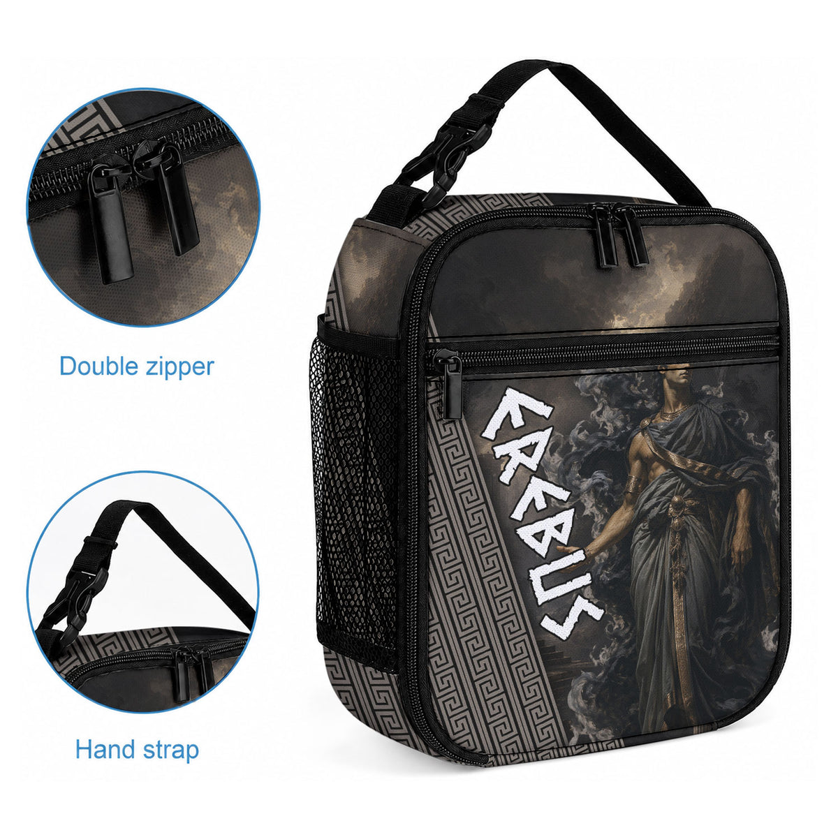 Erebus Greek Mythology Lunch Bag Ancient Greek God Of Darkness Fantasy Art