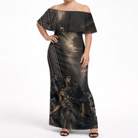 Erebus Greek Mythology Off Shoulder Maxi Dress Ancient Greek God Of Darkness Fantasy Art