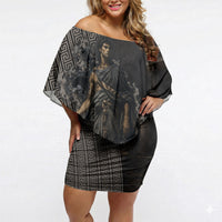 Erebus Greek Mythology Off Shoulder Short Dress Ancient Greek God Of Darkness Fantasy Art
