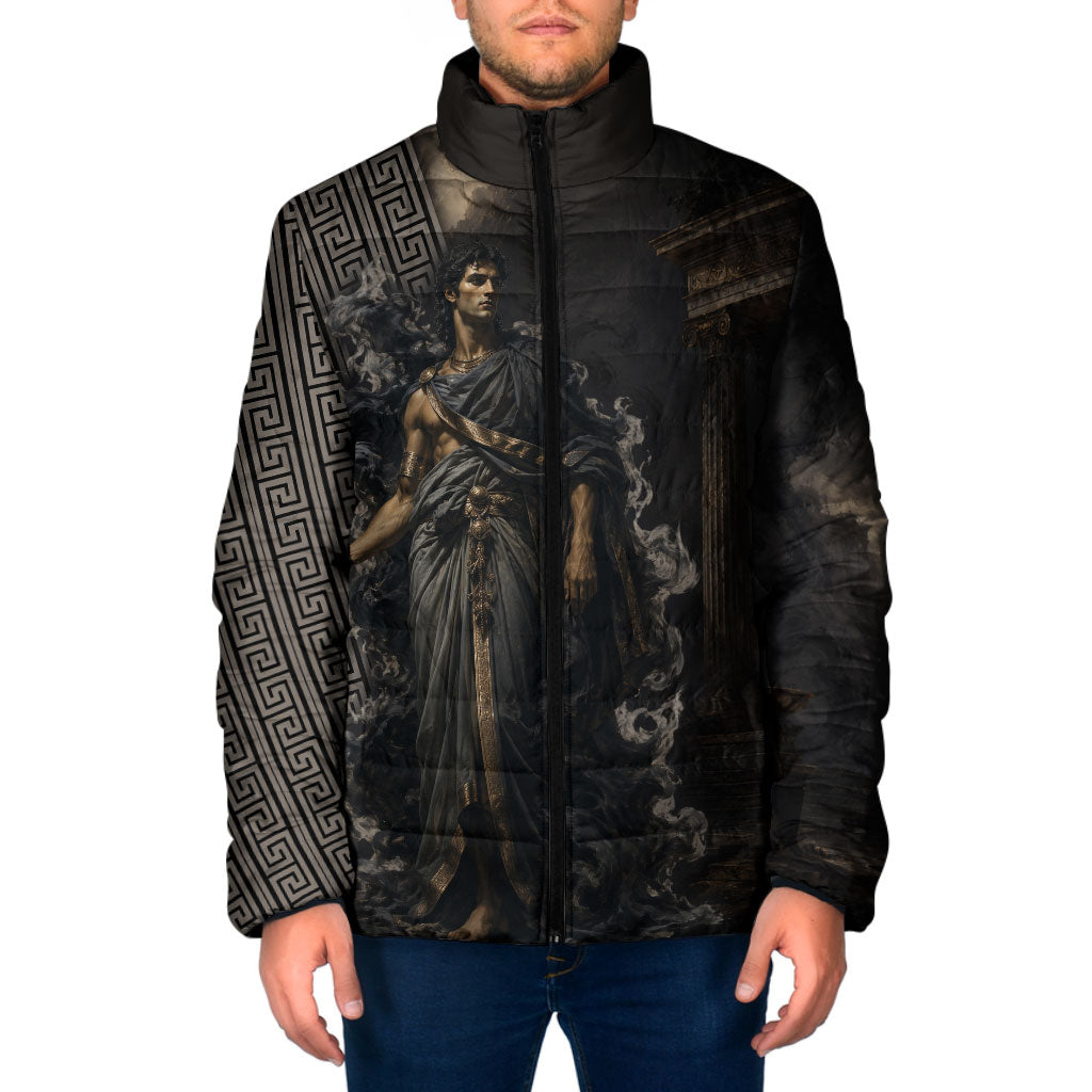 Erebus Greek Mythology Padded Jacket Ancient Greek God Of Darkness Fantasy Art