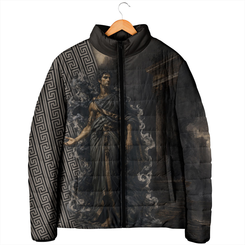 Erebus Greek Mythology Padded Jacket Ancient Greek God Of Darkness Fantasy Art