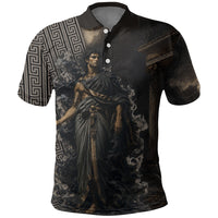 Erebus Greek Mythology Polo Shirt Ancient Greek God Of Darkness Fantasy Art