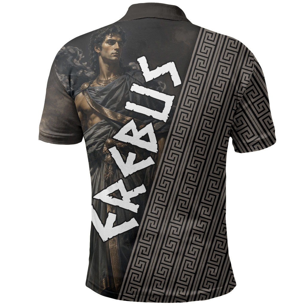 Erebus Greek Mythology Polo Shirt Ancient Greek God Of Darkness Fantasy Art