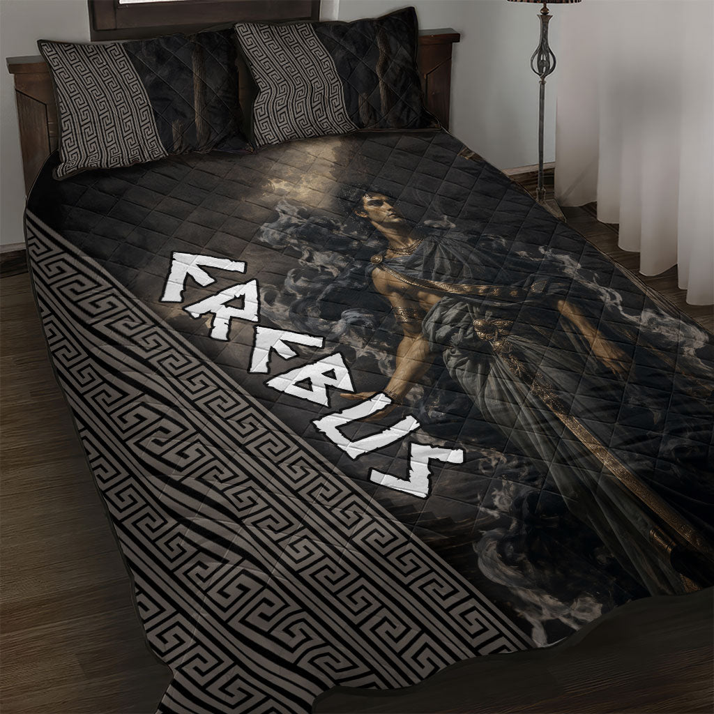 Erebus Greek Mythology Quilt Bed Set Ancient Greek God Of Darkness Fantasy Art