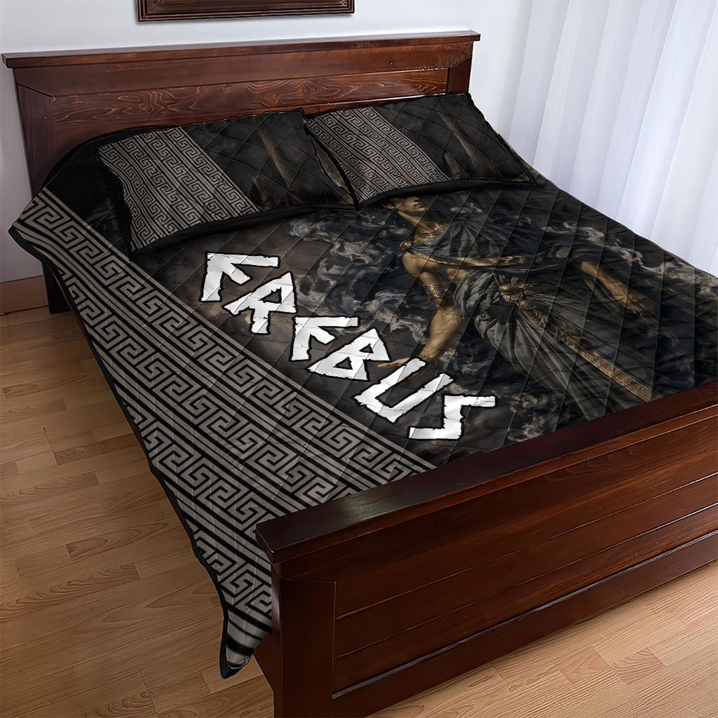 Erebus Greek Mythology Quilt Bed Set Ancient Greek God Of Darkness Fantasy Art