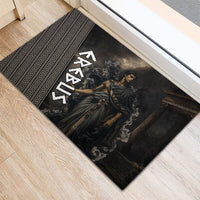 Erebus Greek Mythology Rubber Doormat Ancient Greek God Of Darkness Fantasy Art