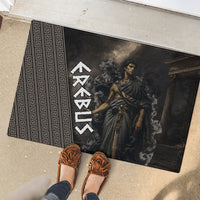 Erebus Greek Mythology Rubber Doormat Ancient Greek God Of Darkness Fantasy Art