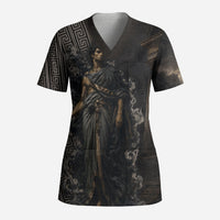 Erebus Greek Mythology Scrub Top Ancient Greek God Of Darkness Fantasy Art