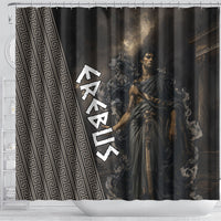 Erebus Greek Mythology Shower Curtain Ancient Greek God Of Darkness Fantasy Art