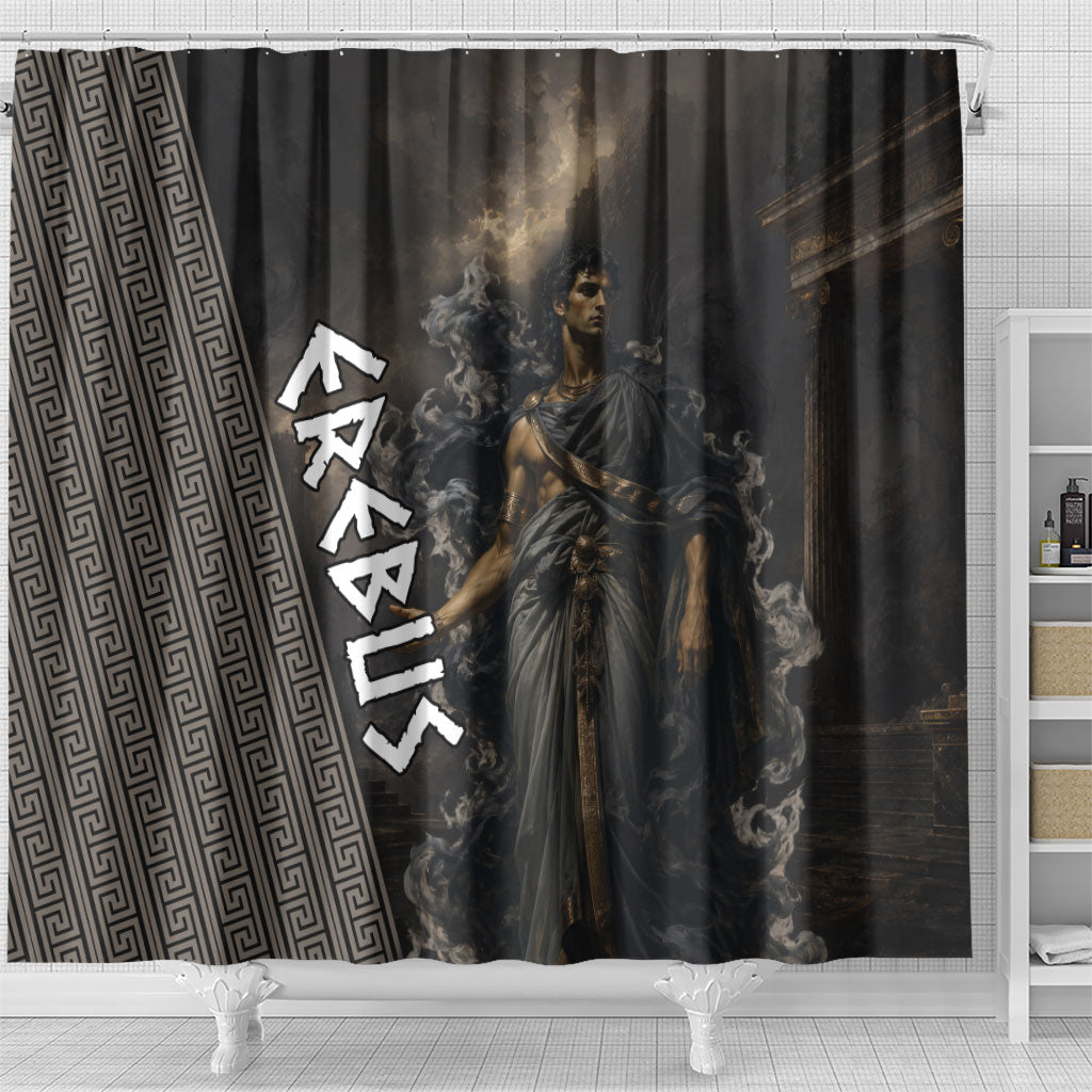 Erebus Greek Mythology Shower Curtain Ancient Greek God Of Darkness Fantasy Art