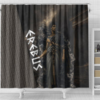 Erebus Greek Mythology Shower Curtain Ancient Greek God Of Darkness Fantasy Art