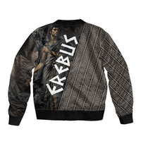 Erebus Greek Mythology Sleeve Zip Bomber Jacket Ancient Greek God Of Darkness Fantasy Art