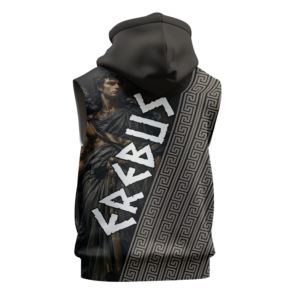 Erebus Greek Mythology Sleeveless Hoodie Ancient Greek God Of Darkness Fantasy Art