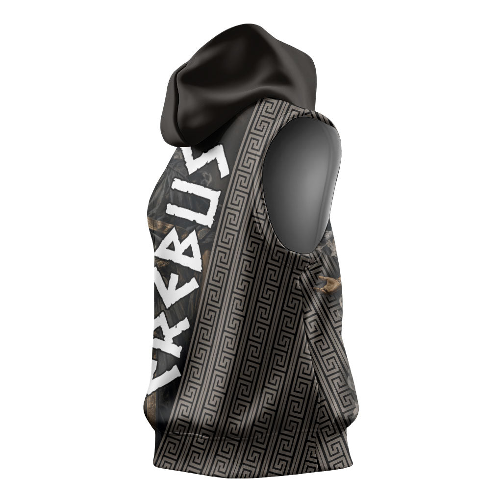 Erebus Greek Mythology Sleeveless Hoodie Ancient Greek God Of Darkness Fantasy Art