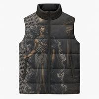Erebus Greek Mythology Sleeveless Puffer Jacket Ancient Greek God Of Darkness Fantasy Art
