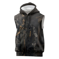 Erebus Greek Mythology Sleeveless Zip Hoodie Ancient Greek God Of Darkness Fantasy Art