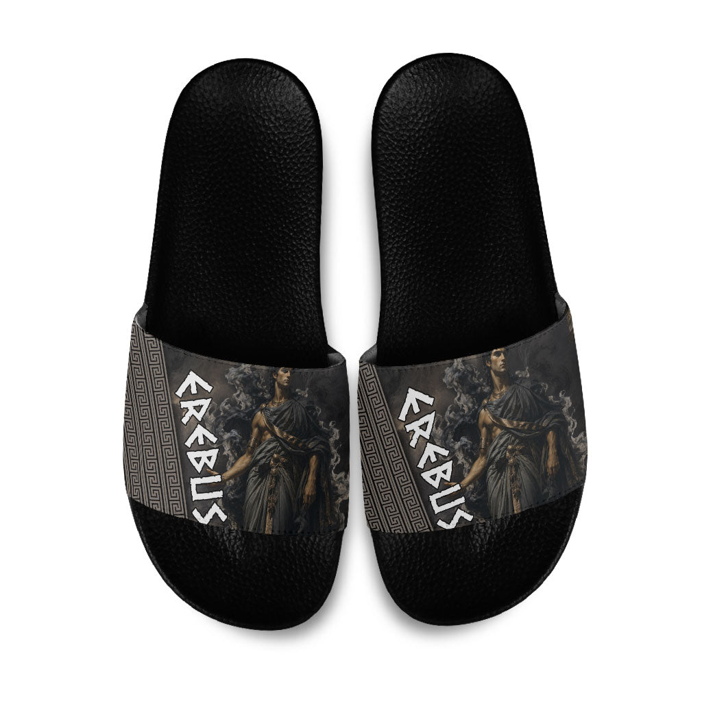 Erebus Greek Mythology Slide Sandals Ancient Greek God Of Darkness Fantasy Art