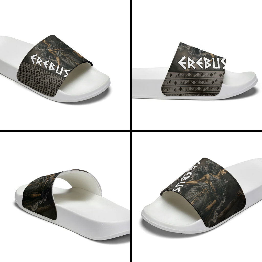 Erebus Greek Mythology Slide Sandals Ancient Greek God Of Darkness Fantasy Art