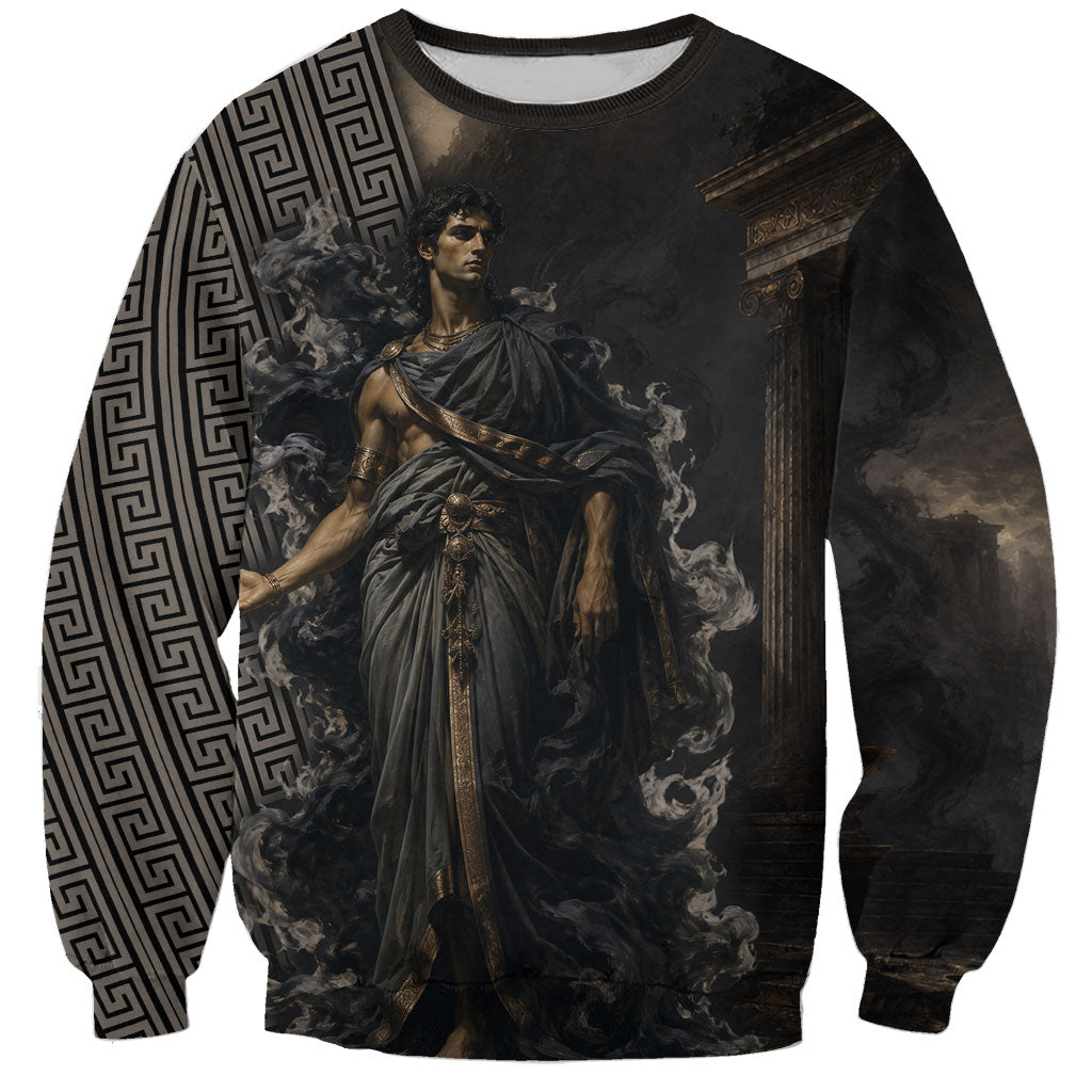 Erebus Greek Mythology Sweatshirt Ancient Greek God Of Darkness Fantasy Art
