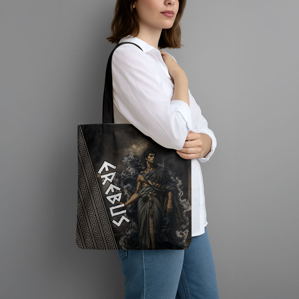 Erebus Greek Mythology Tote Bag Ancient Greek God Of Darkness Fantasy Art