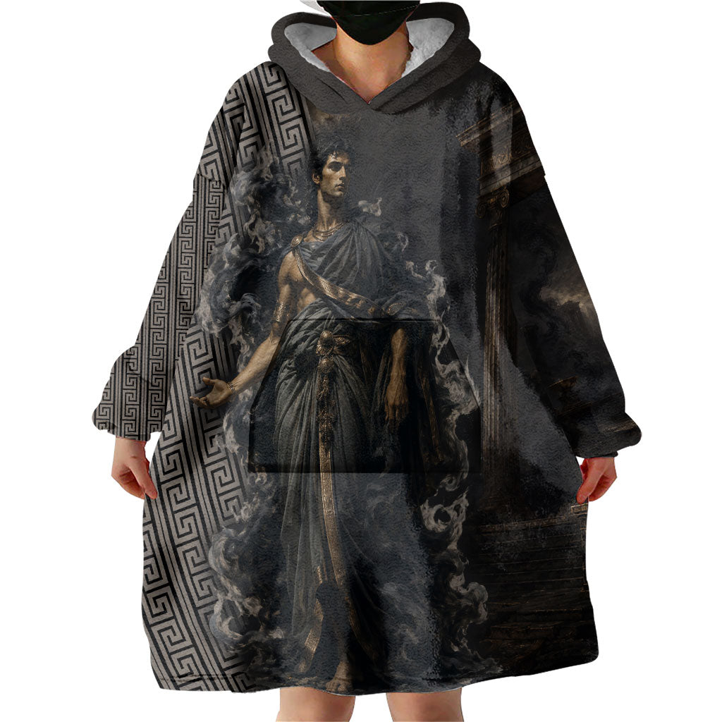 Erebus Greek Mythology Wearable Blanket Hoodie Ancient Greek God Of Darkness Fantasy Art