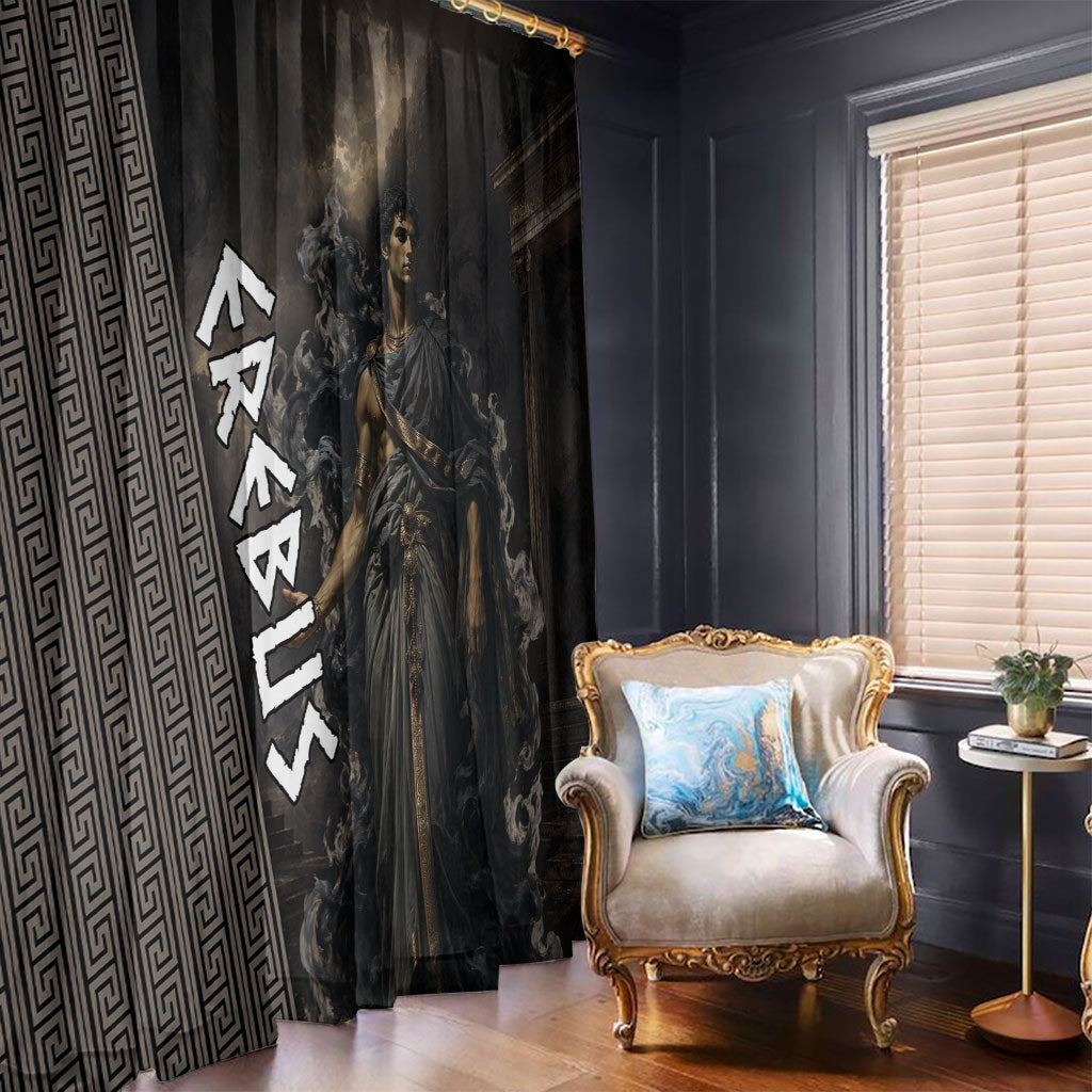 Erebus Greek Mythology Window Curtain Ancient Greek God Of Darkness Fantasy Art