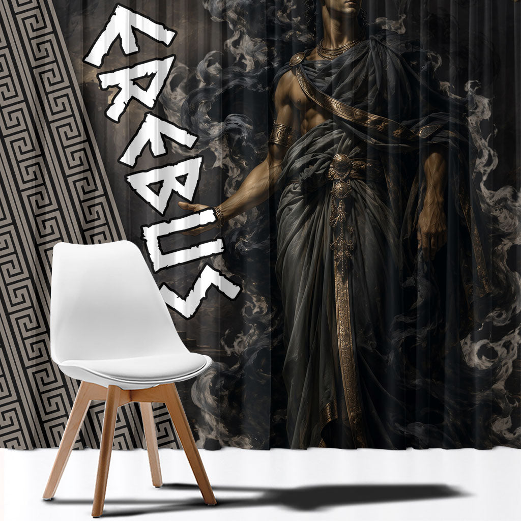 Erebus Greek Mythology Window Curtain Ancient Greek God Of Darkness Fantasy Art