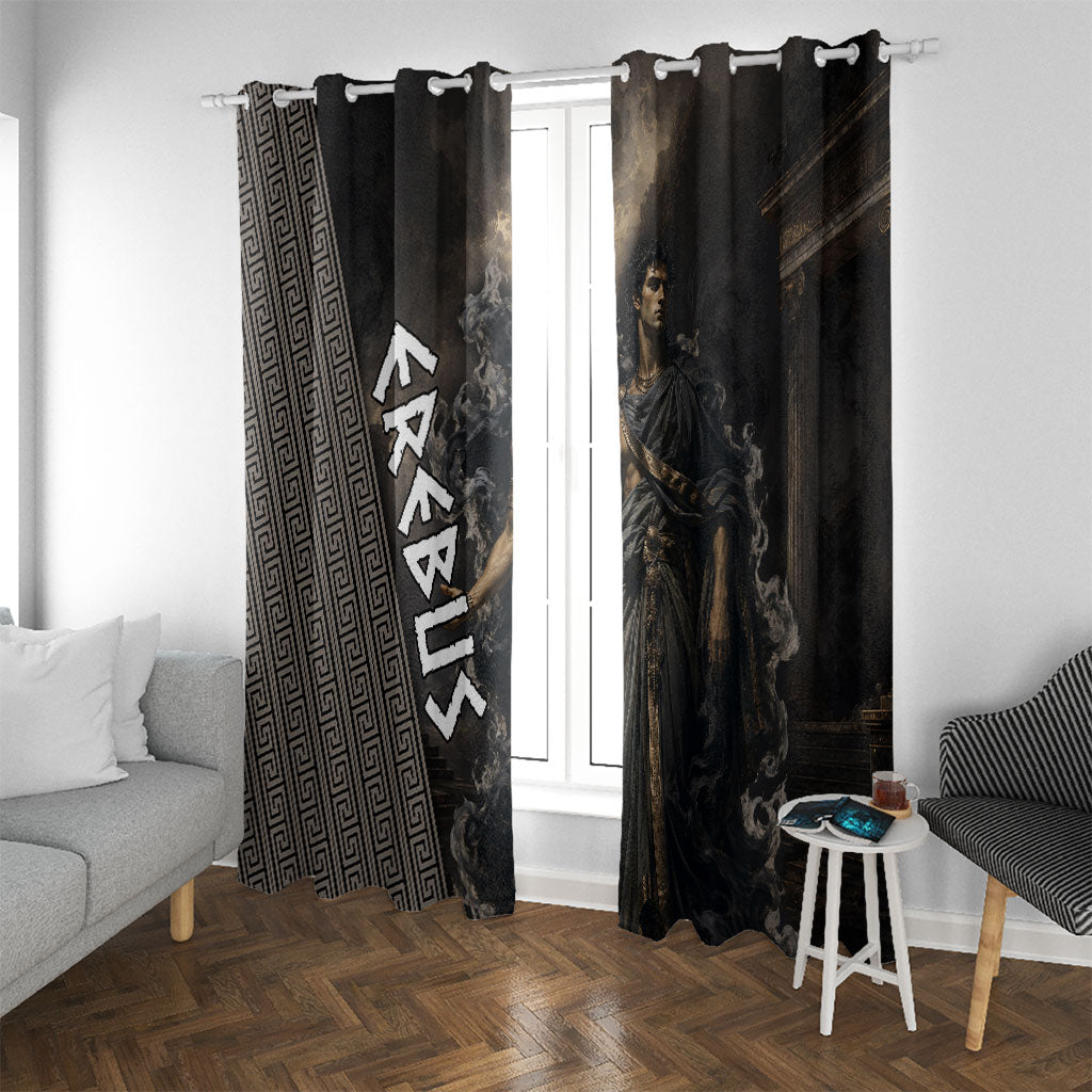 Erebus Greek Mythology Window Curtain Ancient Greek God Of Darkness Fantasy Art