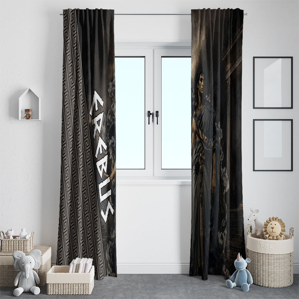 Erebus Greek Mythology Window Curtain Ancient Greek God Of Darkness Fantasy Art
