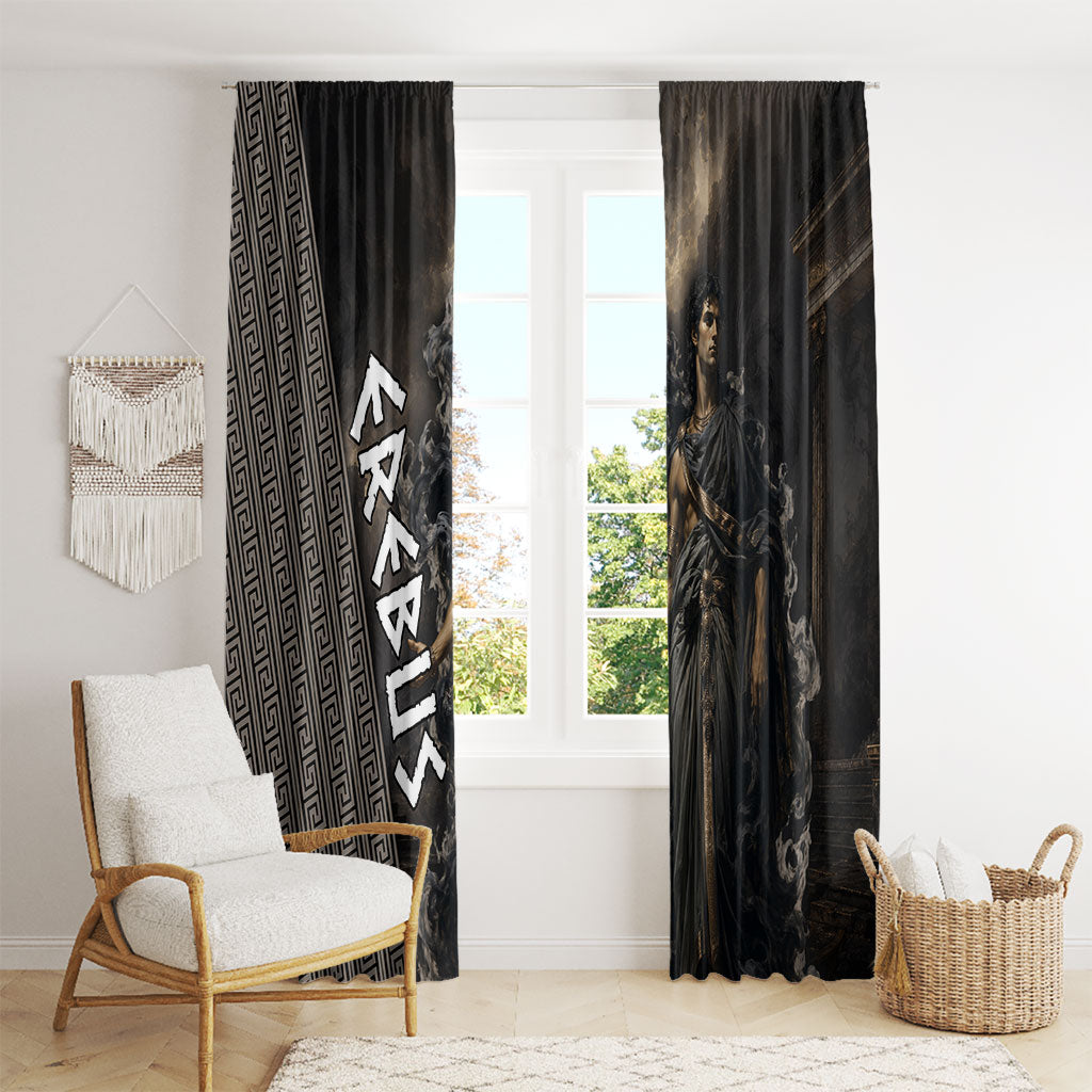 Erebus Greek Mythology Window Curtain Ancient Greek God Of Darkness Fantasy Art