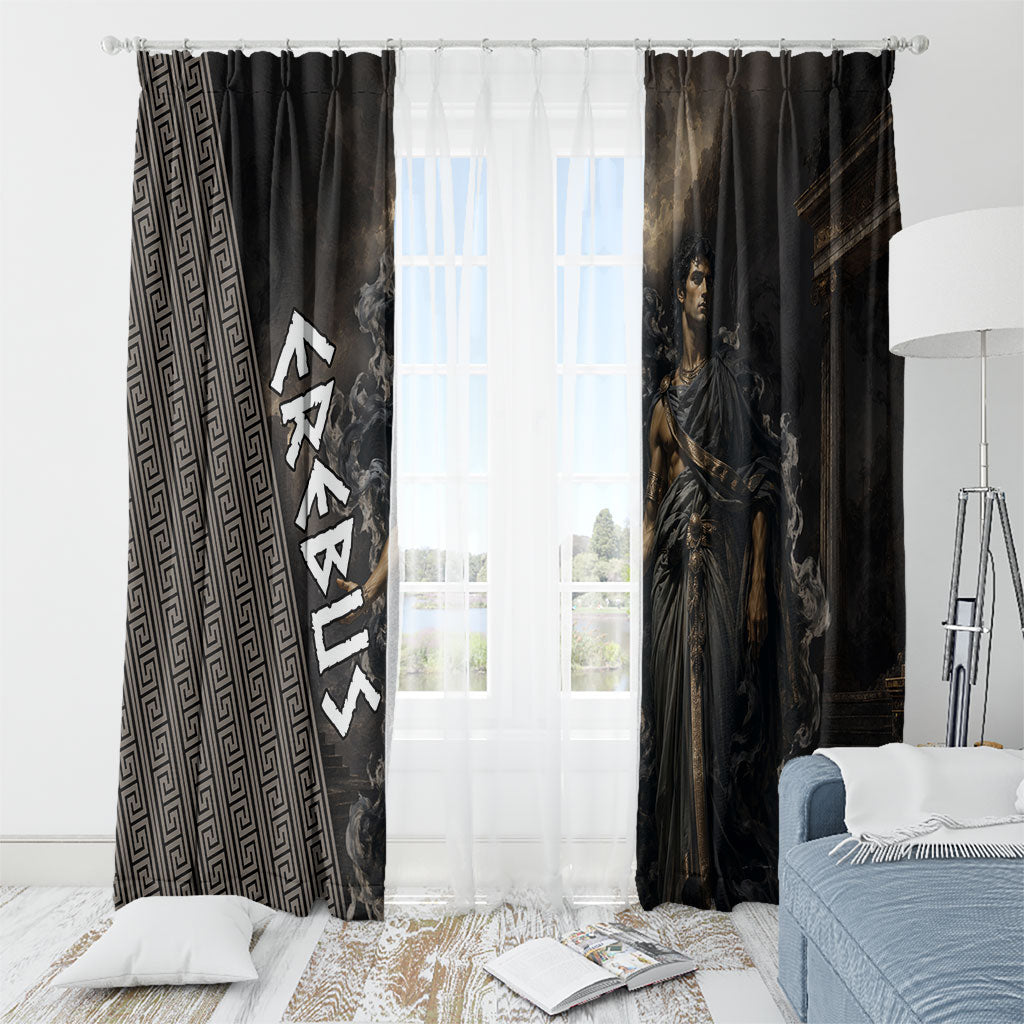 Erebus Greek Mythology Window Curtain Ancient Greek God Of Darkness Fantasy Art