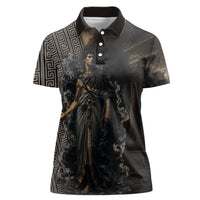 Erebus Greek Mythology Women Polo Shirt Ancient Greek God Of Darkness Fantasy Art