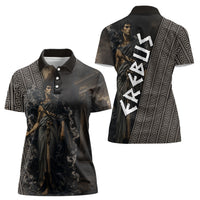 Erebus Greek Mythology Women Polo Shirt Ancient Greek God Of Darkness Fantasy Art