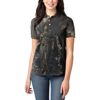 Erebus Greek Mythology Women Polo Shirt Ancient Greek God Of Darkness Fantasy Art