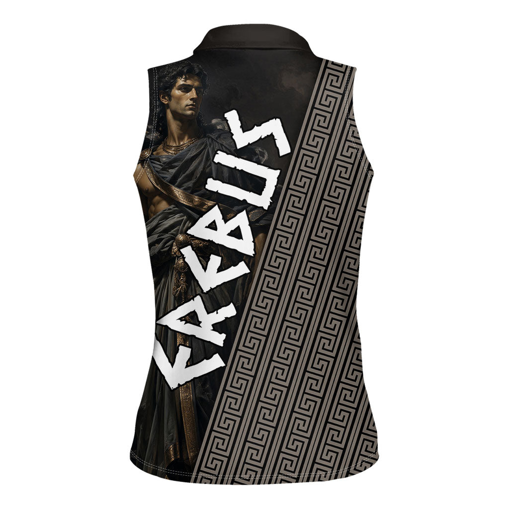 Erebus Greek Mythology Women Sleeveless Polo Shirt Ancient Greek God Of Darkness Fantasy Art