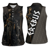 Erebus Greek Mythology Women Sleeveless Polo Shirt Ancient Greek God Of Darkness Fantasy Art