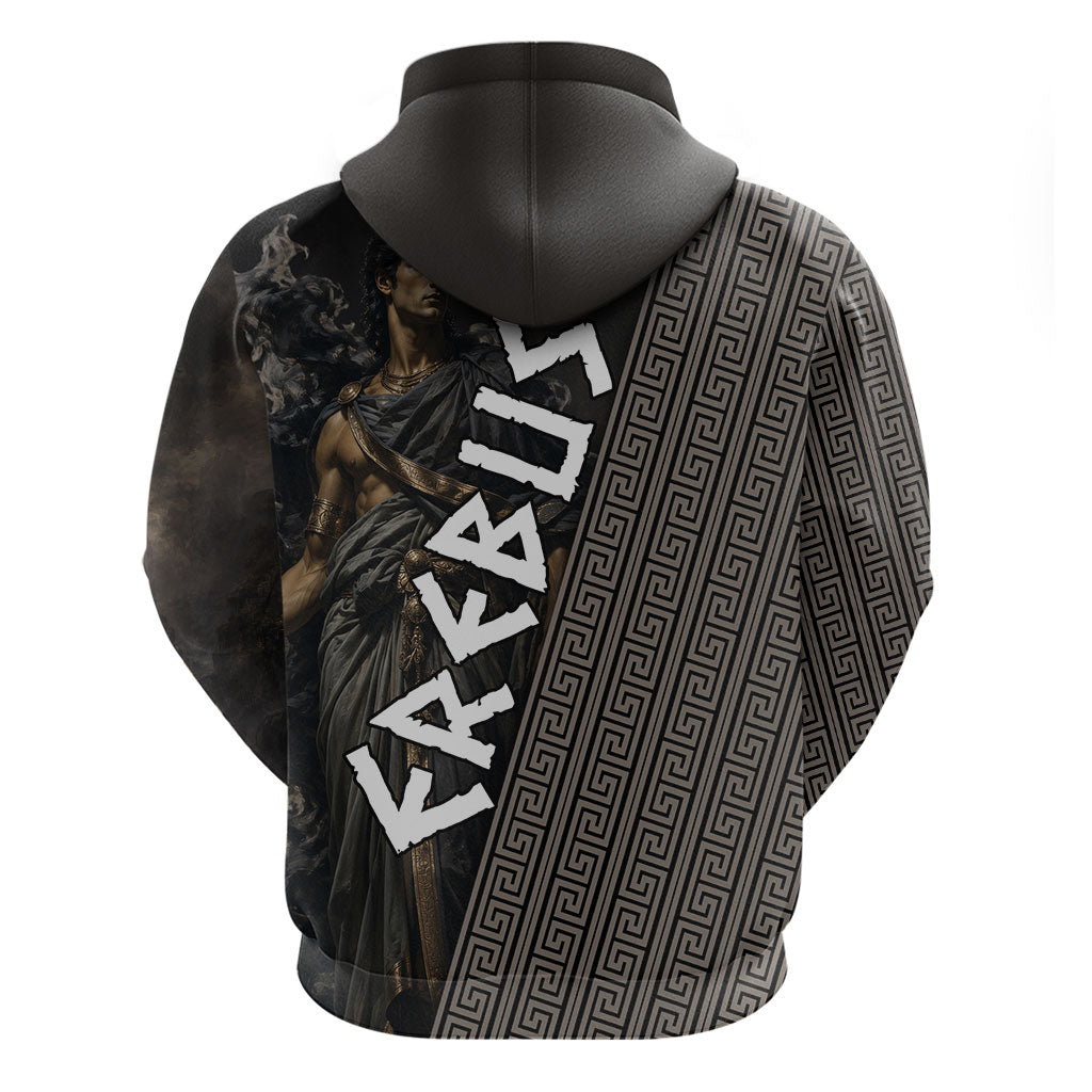 Erebus Greek Mythology Zip Hoodie Ancient Greek God Of Darkness Fantasy Art