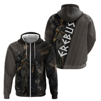 Erebus Greek Mythology Zip Hoodie Ancient Greek God Of Darkness Fantasy Art