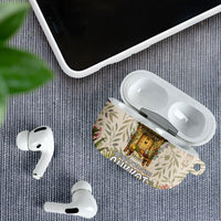 Sukkot AirPods Case Jewish Holiday Gratitude Dwells Here - Vintage Botanical Sukkah