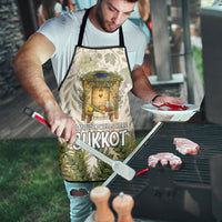 Sukkot Apron Jewish Holiday Gratitude Dwells Here - Vintage Botanical Sukkah