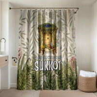 Sukkot Bathroom Set Jewish Holiday Gratitude Dwells Here - Vintage Botanical Sukkah