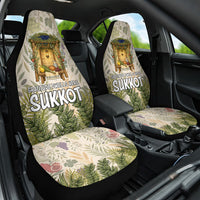 Sukkot Car Seat Cover Jewish Holiday Gratitude Dwells Here - Vintage Botanical Sukkah