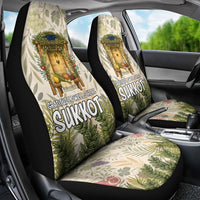 Sukkot Car Seat Cover Jewish Holiday Gratitude Dwells Here - Vintage Botanical Sukkah