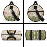 Sukkot Duffle Bag Jewish Holiday Gratitude Dwells Here - Vintage Botanical Sukkah