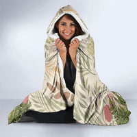 Sukkot Hooded Blanket Jewish Holiday Gratitude Dwells Here - Vintage Botanical Sukkah