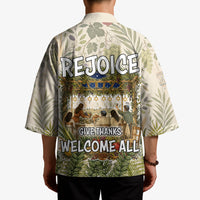 Sukkot Kimono Jewish Holiday Gratitude Dwells Here - Vintage Botanical Sukkah