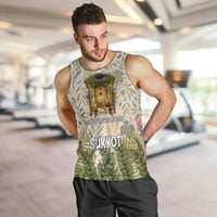 Sukkot Men Tank Top Jewish Holiday Gratitude Dwells Here - Vintage Botanical Sukkah