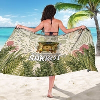 Sukkot Sarong Jewish Holiday Gratitude Dwells Here - Vintage Botanical Sukkah